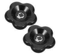 HEALSOPTHY Manopola Valvola a Stelo Quadrato 7x7 Mm in Bachelite 60 Mm, Set 2 Pezzi, Accessori per Rubinetto Esterno per Giardino, Sostituzione Maniglia Volantino per Riparazione