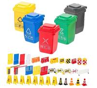 HEALSOPTHY Mini Stradali Educativo per Modelli Stradali Plastica Sicura Interattivo per Apprendimento e Immaginativo Casa e Scuola