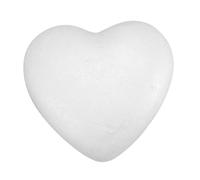 HEALSOPTHY Modello Cuore in Schiuma Bianco 28Cm per Decorazioni Fai da Te Materiale Leggero Resistente per Ornamenti Artigianali e Pendolo Decorativo di San Giacomo