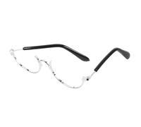 HEALSOPTHY Occhiali Mini per Bambole Metallo Retro Trasparente Accessori per Feste Cosplay e Gioco Creativo Compatibili con Varie Tipologie di Bambole e Peluche Design Resistente e Versatile