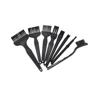 HEALSOPTHY Pennelli Antistatici per Pulizia Tastiera con Manico in Plastica Spazzole in Nylon Leggere e Portatili Kit Versatile per Computer e Spazi Ristretti Polvere Graffiare Schermi o