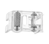 HEALSOPTHY Piedino Roller per Macchina da Cucire Domestica in Metallo Durevole Antiscivolo per Pelle e Tessuti Elastici Compatibile con Home Modelli Breve