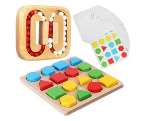 HEALSOPTHY Puzzle in Legno per Anziani Gioco a Labirinto e Sfere, Attività Sensoriale e Cognitiva per Momenti di Gruppo in Casa