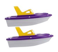 HEALSOPTHY Set 2 Pezzi Giocattoli da Bagno Barche Giocattolo per 1-3 Anni, Barche da Vasca Leggere e Sicure, per Spiaggia e Piscina, Stimolano Creatività e Gioco Prescolare