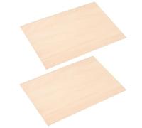 HEALSOPTHY Set 2 Pezzi Tavole in Legno Massello A3 per Stampa Xilografica Pannelli Lisci per Incisione Artigianale Materiale per Intaglio e Tavolo da Disegno Portatile per Artisti e