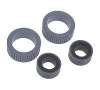 HEALSOPTHY Set 4 Pezzi Rulli Cercapersone Scanner in Tpr per Fujitsu Ix1500 Ix1600, Accessori per Scanner Custodia Protettiva, Parti di Ricambio per Uso Professionale