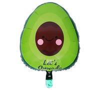 HEALSOPTHY Set 5 Palloncini Foil Avocado per Compleanno, Decorazione Festa Riutilizzabile, Palloncini in Alluminio per Anniversari e Party a Tema Frutta