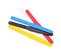 HEALSOPTHY Set 5 Pezzi Spatole per Pittura in Plastica Ergonomiche e Portatili per Mescolare Colori Olio e Acrilici per Stampa e Tintura Colore Casuale