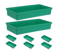 HEALSOPTHY Set 8 Portafiori in Schiuma Rettangolari Perni ad Alta Densità, Base per Composizione Floreale Fai da Te per Matrimoni e Feste, Supporto Fissaggio per Decorazioni Floreali