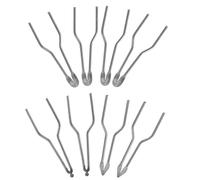 HEALSOPTHY Set 8 Punte di Ricambio per Pirografia a Filo Metallico Strumento per Combustione Legno Pennini per Pirografo Legno Utensile per Lavori di Precisione e Rendering su Ampia Scala