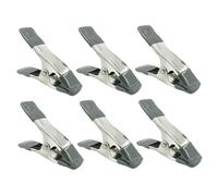 HEALSOPTHY Set da 6 Morsetti a Molla in Mussola da 4 Pollici per Fondali Fotografici Clip per Studio e Galleria Apertura 3 CM Leggeri e Resistenti per Fissaggio Tessuti e Accessori