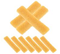 HEALSOPTHY smacchiatore per scarpe 10 pezzi in gomma naturale portatile per camoscio gentile su tessuti delicati pulizia di scarpe sportive dimensioni mini 8 x 2 x 1 cm giallo