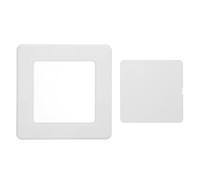 HEALSOPTHY Sportello di Accesso in Plastica ABS 200x200 mm, Pannello Autoadesivo per Parete e Soffitto, Copertura per Impianti di Servizio, per Bagni e Uffici, Bianco