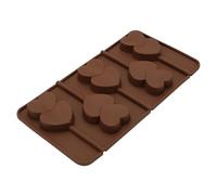 HEALSOPTHY Stampo in Silicone Resistente al Freddo alle Alte Temperature a Forma di Lecca Lecca 2 Pezzi per Cioccolatini e Caramelle per Cucina DIY