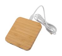 HEALSOPTHY Stazione di Ricarica Wireless in Legno di Bamboo Caricatore Portatile con Tecnologia Qc Pd Dual Protocol Pad per Smartphone Tablet e Orologi per Casa e Ufficio Riduce Ingombro Cavi