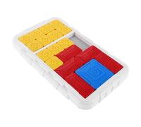 HEALSOPTHY Strada di Huarong apprendimento precoce giocattoli puzzle Giochi per gioco di tavolo da puzzle scorrevole puzzle di diapositive Mind puzzle per adolescenti plastica bianca