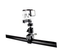 HEALSOPTHY Supporto Sfera Multifunzionale con Morsetto e Adattatore Hot Shoe per Fotocamera DSLR Flash Microfono Monitor LCD Rotazione in Alluminio Anodizzato Resistente