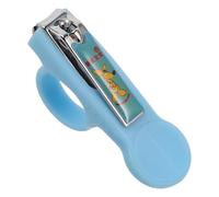 HEALSOPTHY Tagliaunghie Per Neonati e Bambini Piccoli, Strumento Per La Cura Delle Unghie Design Protettivo, Impugnatura Ergonomica Sicura, Colore Azzurro, Per Unghie Sicure e Confortevoli