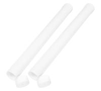 HEALSOPTHY Tubo Porta Poster in PVC 41 CM Coperchio, Set da 2 Pezzi per Conservazione e Trasporto di Disegni, Opere D’Arte e Poster, Resistente a Strappi e Pieghe, per Spedizione e