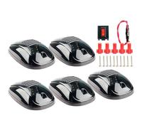 HEALT - Luci per cabina per camion a energia solare, luci da soffitto per camion, luci di insediamento per camion, luci per cabina senza trapano, luci da soffitto per camion, luci per cabina