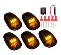 HEALT - Luci per cabina per camion a energia solare, luci da soffitto per camion, luci di insediamento per camion, luci per cabina senza trapano, luci da soffitto per camion, luci per cabina