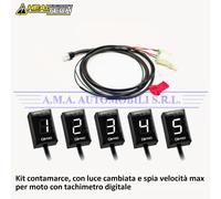 HEALTECH Contamarce Kit GPX-U01+GPXT BIANCO. BENELLI TNT 300 2016 2017 2018 2019