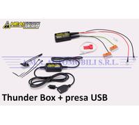 HEALTECH Thunder Box + presa USB KYMCO MyRoad Anni 2011 2012 2013 2014 2015