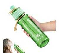 Healter 950ml Borraccia Spray Bottiglia d'acqua Sportiva per Spray Borraccia a Prova di Perdite per Ciclismo Arrampicata Fitness,Sport all'aria Aperta Hydratation(Verde)