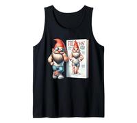 Health And Fitness Bodybuilder Gnome Graphic For Men Workout Canotta