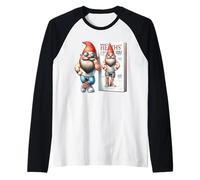 Health And Fitness Bodybuilder Gnome Graphic For Men Workout Maglia con Maniche Raglan