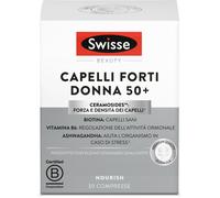 Capelli Forti Donna 50+ Biotina e Ceramosides 30 pz Compresse Rinforzanti