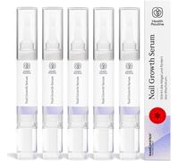 Health Routine Nail Growth Serum - Siero Crescita Unghie e Rinforzante Unghie Fragili - Trattamento Unghie Mani e Piedi con Olio di Jojoba Biotina Olio Cuticole Unghie Naturale 5Pack