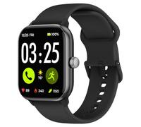 Health Smartwatch 4 - Fitness Tracker con cardiofrequenzimetro, monitoraggio del sonno e della SpO2, contapassi, impermeabile IP68, compatibile con iOS e Android, rispondere/effettuare chiamate