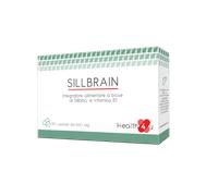 HEALTH4U SillBrain 30 Capsule Integratore Per Fegato Con Silibina E Vitamina B1