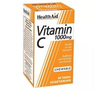 HealthAid Vitamina C 1000 mg sapore di arancia masticabile - 60 compresse