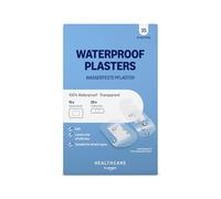 Healthcare By Amazon Waterproof Plasters (Transparent "Second Skin" High Protection), 35 Count (20pc 7 x 2cm, 15pc 5 x 7.5cm) (Precedentemente un marchio Amazon Basic Care, stesso prodotto)