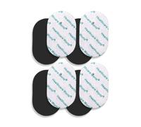 Healthcare World Elettrodi TENS 65x40mm (8 Pezzi) - Ovali Pad riutilizzabili Elettrostimolazione con Connettore Stud 2.2mm - Elettrodi TENS Ricambio per Stimolazione Muscolare e Sollievo dal Dolore