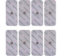 Healthcare World - Set di 8 cuscinetti TENS grandi con perno grande da 3,9 mm per Compex Cefar Easy