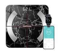 HEALTHKEEP Bilancia Pesapersone Digitale Bilancia Pesapersone Impedenziometrica Intelligente Bluetooth Bilancia