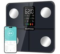 Healthkeep bilancia pesapersone impedenziometrica digitale con APP Bluetooth, di