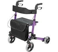 HealthSmart - Deambulatore Gateway in alluminio, colore: viola