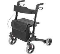 HealthSmart Gateway - Deambulatore in alluminio, colore nero