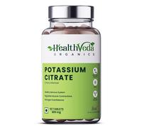 Healthveda Citrato di potassio 800 mg per cuore cardiovascolare, rene e nervi