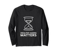 Healthy Aging Matters Clessidra Design Aging Advocacy Maglia a Manica