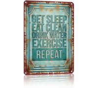 Healthy Habit Vintage Sign for Kitchen Bathroom Balcony 8 X 12