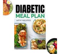 Healthy Meal Planner - degli alimenti per diabete e guida dieta a basso indice glicemico, diario nutrizionale portatile di 91 pagine per la gestione dei pasti di tipo 2 e prediabetici - Tabella
