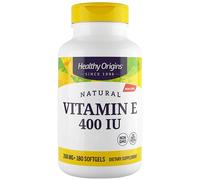 Healthy Origins, Natural Vitamin E, 400IU, 180 capsule molli - spedizione lampo