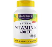 Healthy Origins, Natural Vitamin E, Depot, 400IU, 90 capsule molli - spedizio...