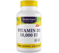 Healthy Origins Vitamina D3 10000 UI, 360 capsule