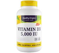 Healthy Origins Vitamina D3 5000 UI, 360 capsule
